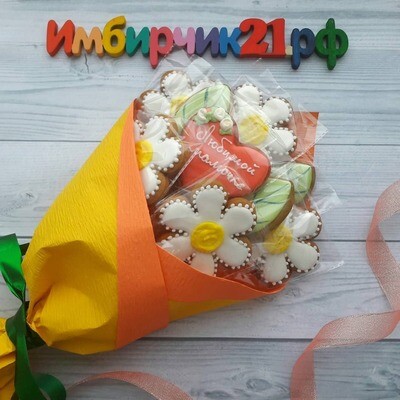 Имбирные пряники цветы Имбирные пряники цветы