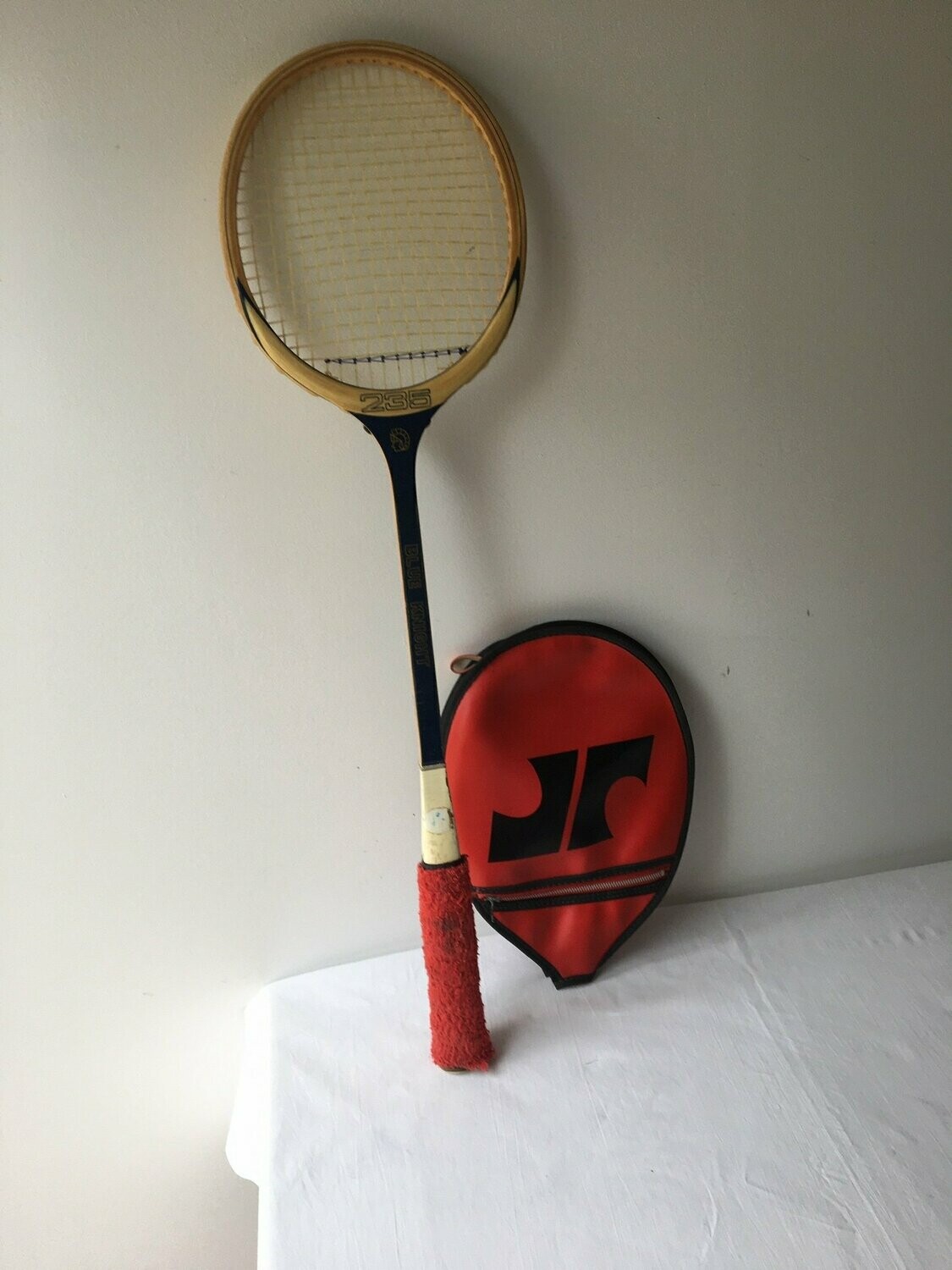 Raqueta de squash vintage Blue Knight 235