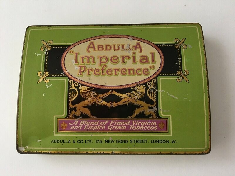 Caja de cigarros metálica Abdulla "Imperial Preference"