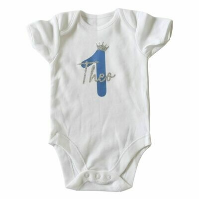 Personalised 1st Birthday Outfit Baby Grow