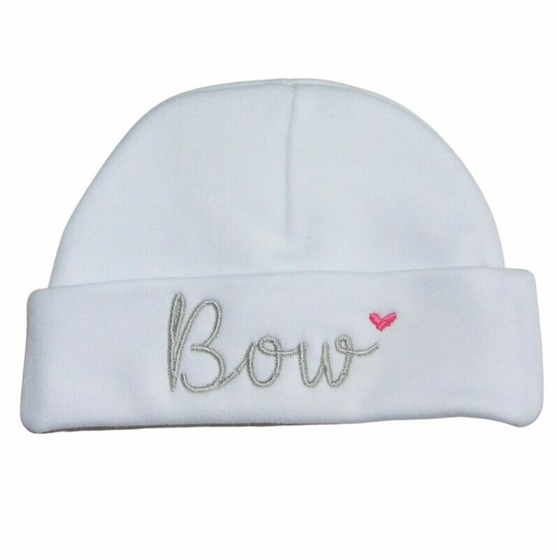Personalised Baby Hat - Newborn to 3 Months