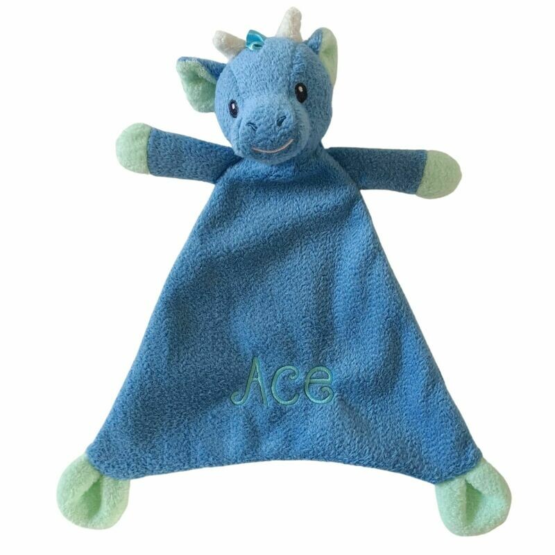 Dragon Personalised Baby Comforter Comfort Blanket