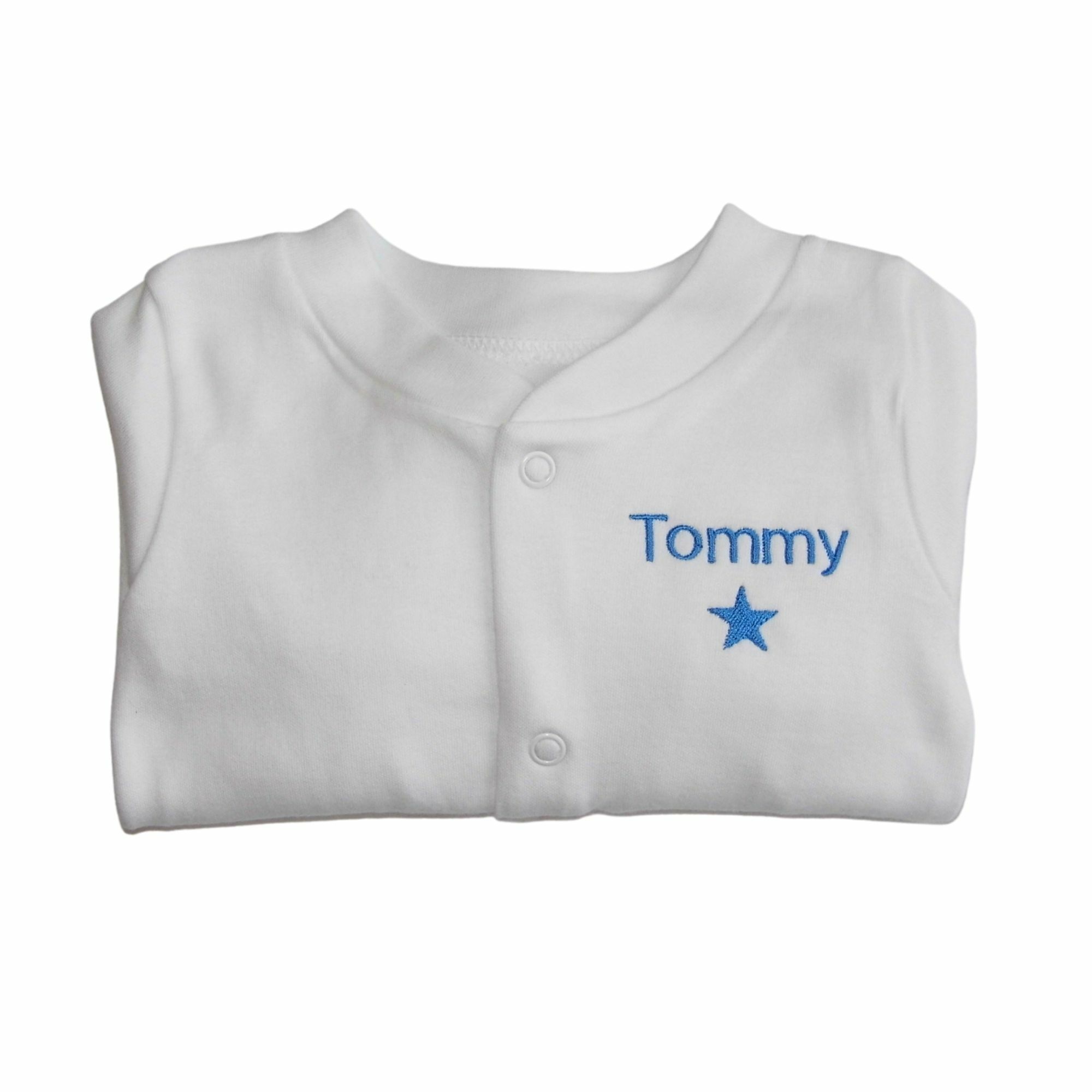 personalised initial baby clothes