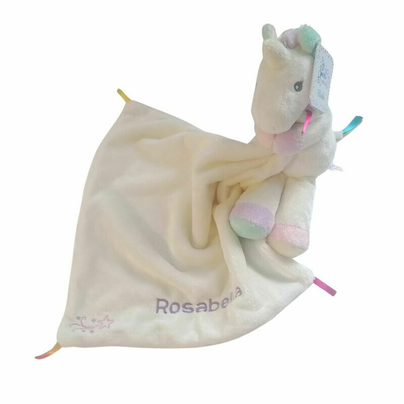 Personalised Unicorn Comforter Baby Blanket
