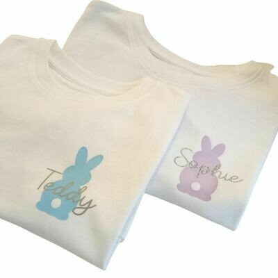 Easter Bunny Personalised Kids T-Shirt Easter Bunny Personalised Kids T-Shirt