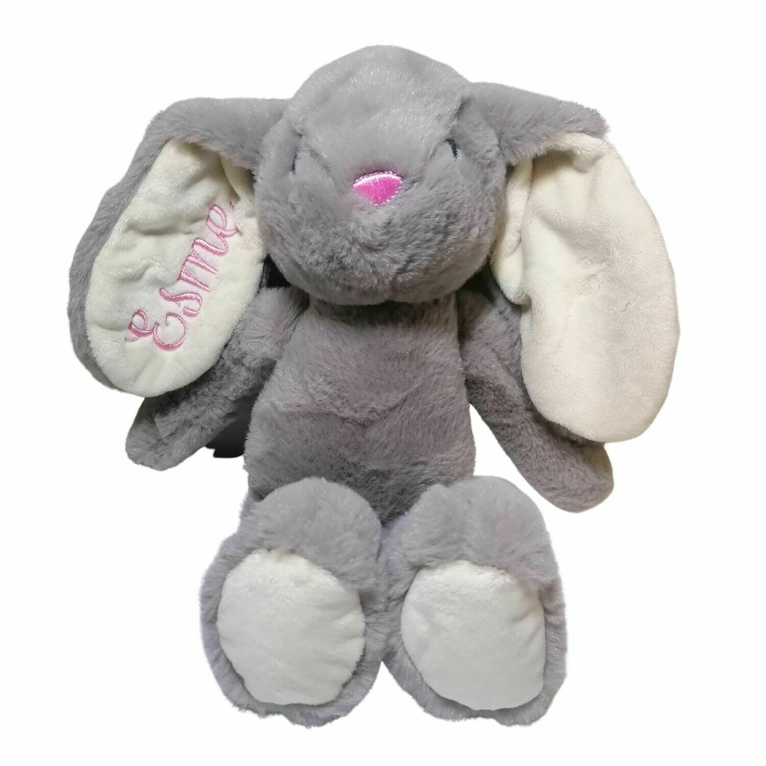Embroidered Personalised Bunny Rabbit Soft Toy - 36cm Medium
