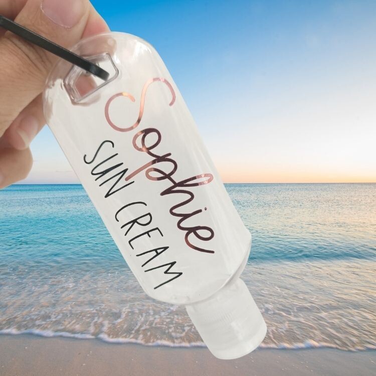 Personalised Children's Sun Cream Bottle Personalised Children's Sun Cream Bottle