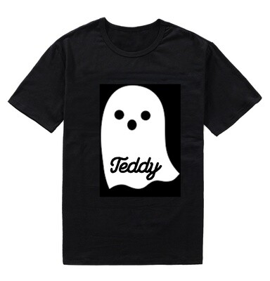 Children's Personalised Halloween Ghost T-Shirt Children's Personalised Halloween Ghost T-Shirt