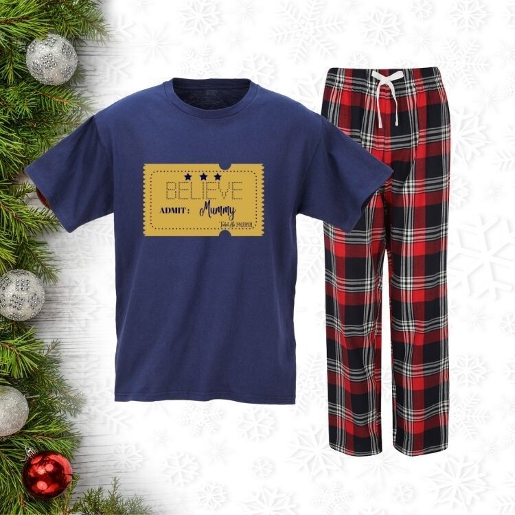 Family Personalised Christmas Pyjamas - I Believe