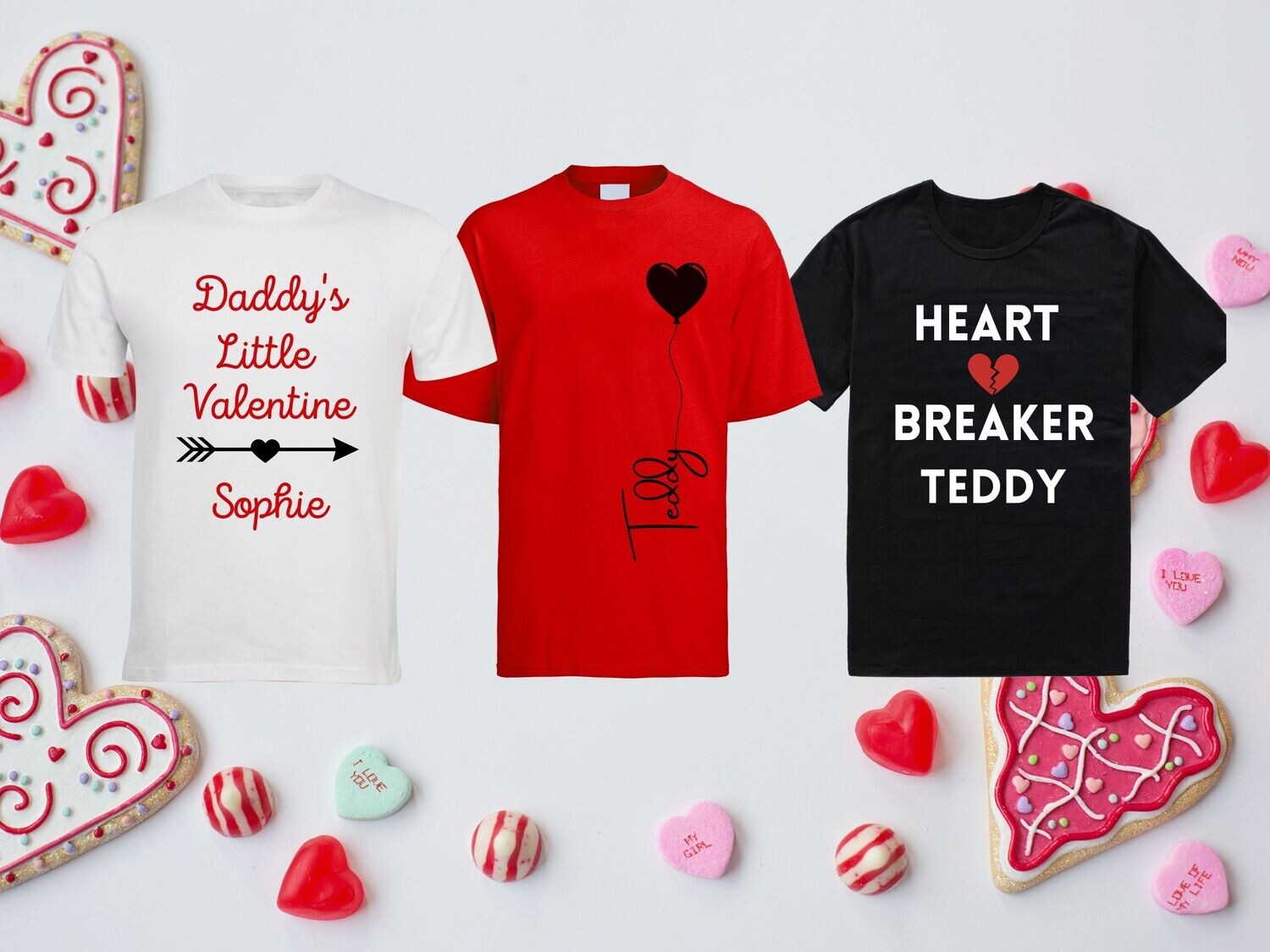 Personalised Children's Valentines Day T-Shirt