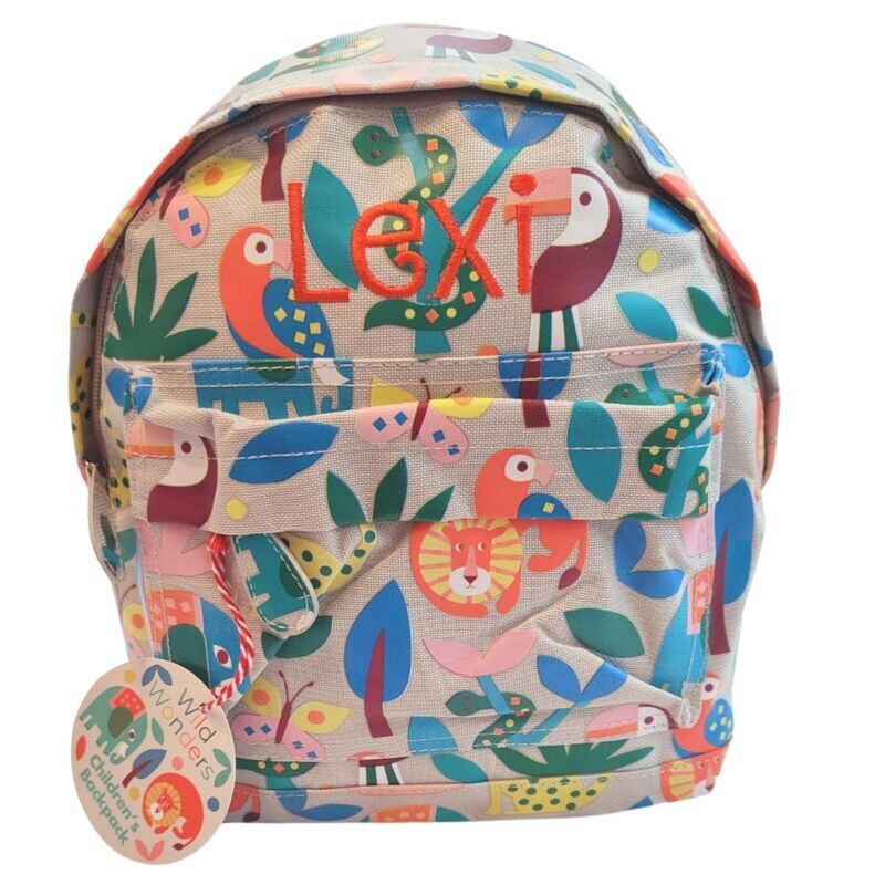 Personalised Mini Backpack Wild Wonders Personalised Mini Backpack Wild Wonders