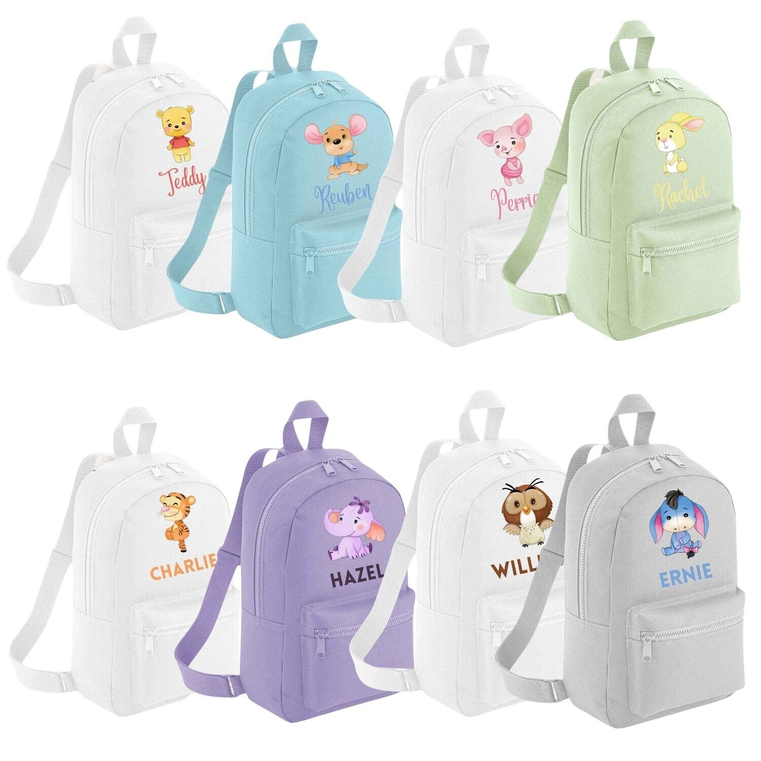 Personalised Winnie the Pooh Children's Backpack
