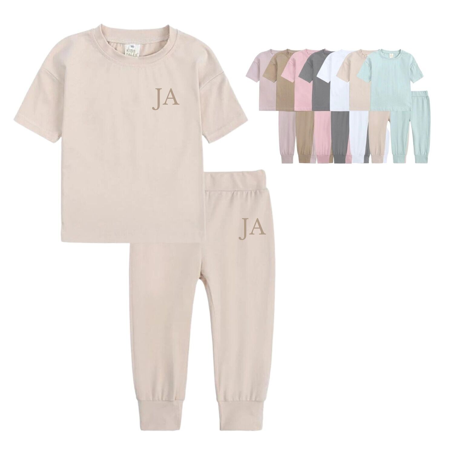 Personalised Children's Loungewear with Initials