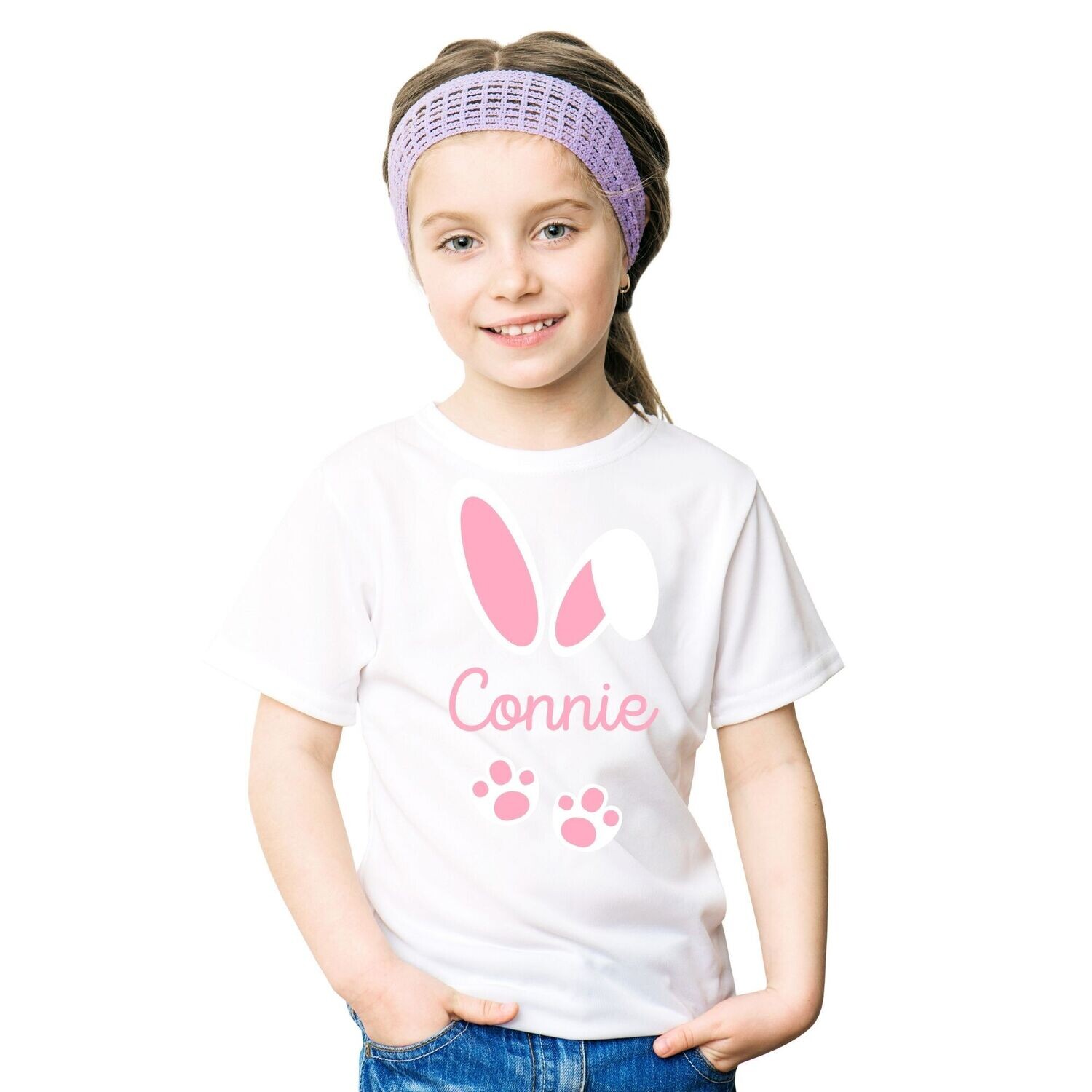 Personalised Easter T-Shirt - Bunny Ears & Feet