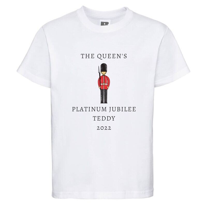 Queen's Jubilee Grenadier Guard Soldier Personalised T-Shirt