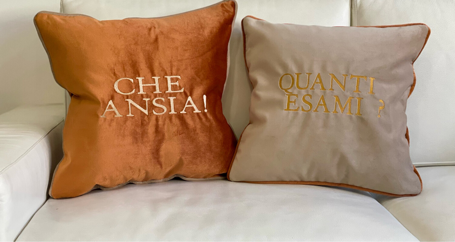 Cuscini personalizzati ricamati