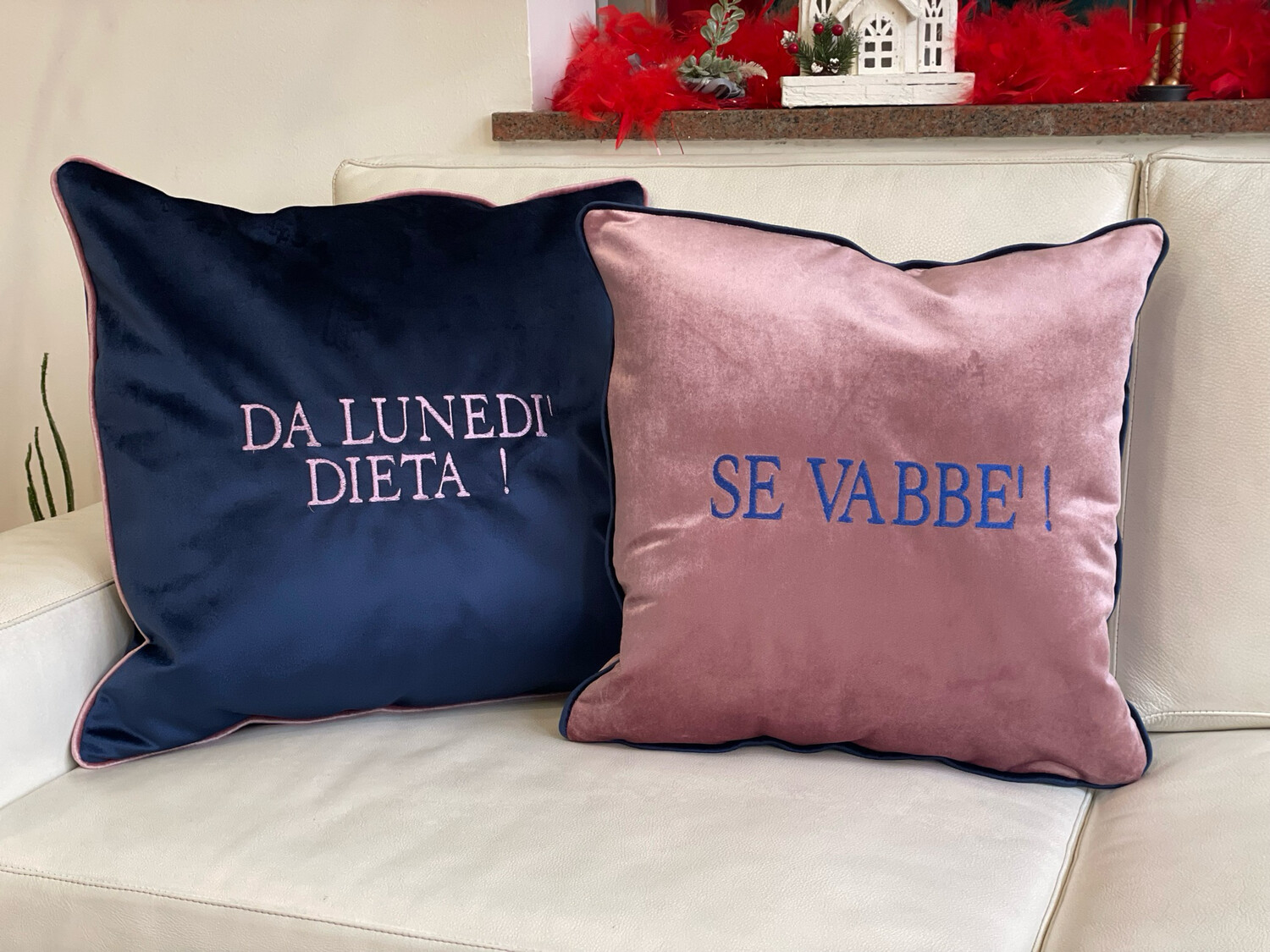 Cuscini personalizzati ricamati