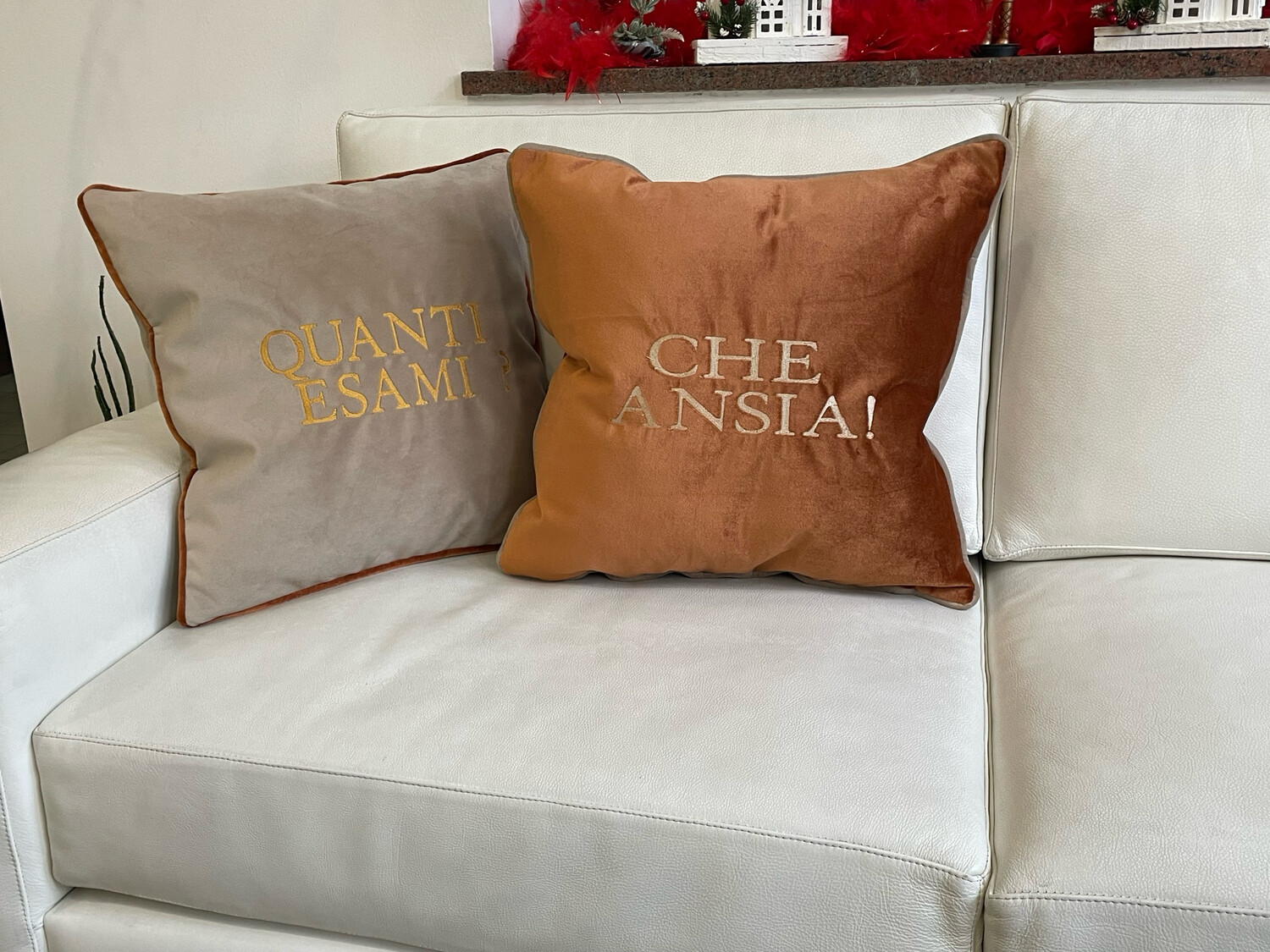 Cuscini personalizzati ricamati