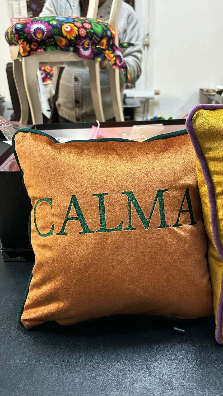 Cuscini personalizzati ricamati