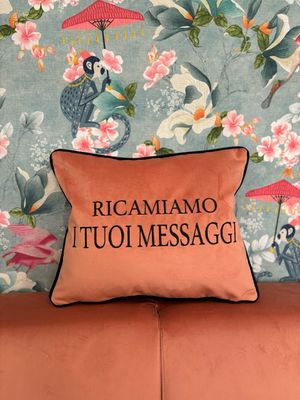 Cuscini personalizzati ricamati