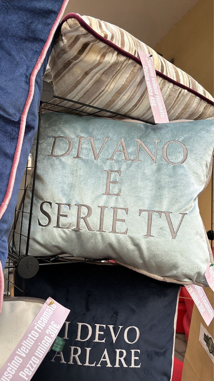 Cuscini personalizzati ricamati