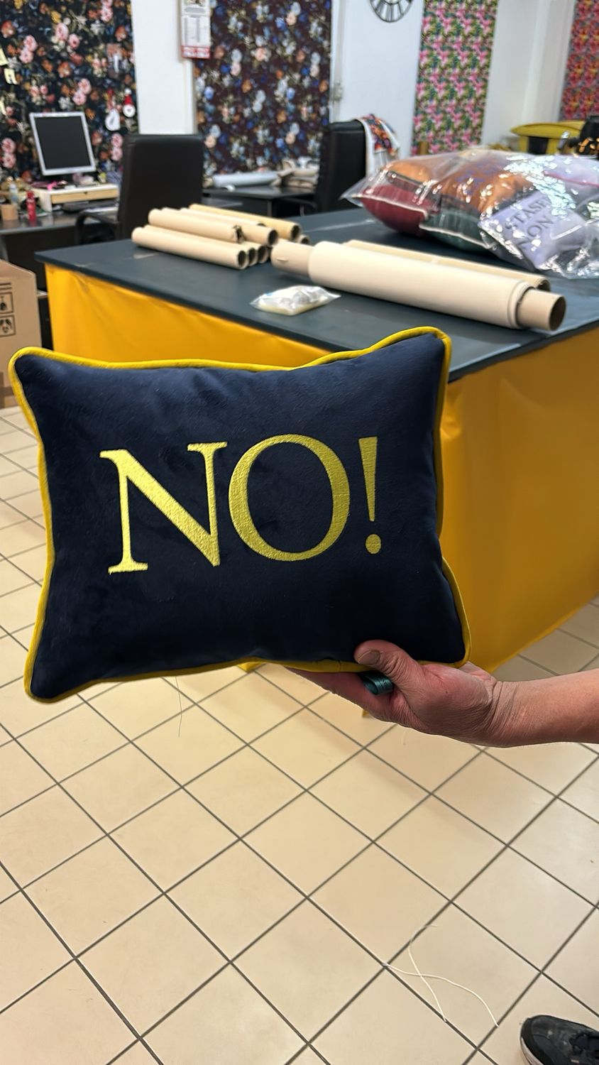 Cuscini personalizzati ricamati