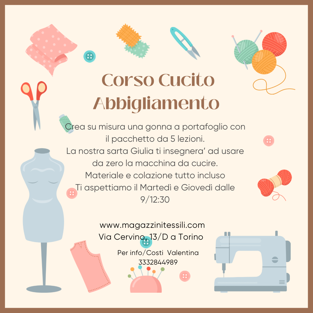 Corso Cucito Abbigliamento