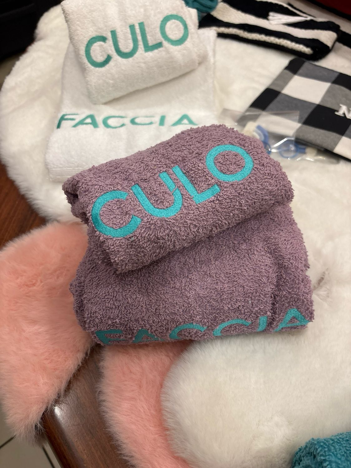 Set faccia Culo Bagno