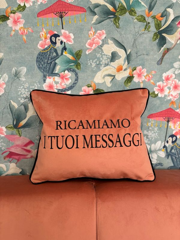 CUSCINI RICAMATI PERSONALIZZABILI