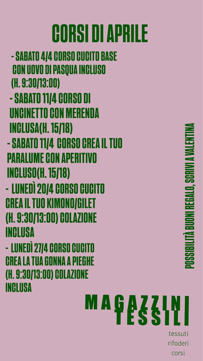 Corso crea il tuo Kimono/Gilet