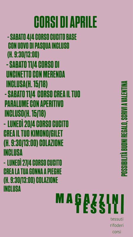 Corso crea il tuo Kimono/Gilet