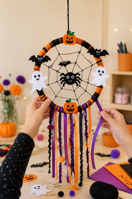 Corso crea il tuo schiaccia sogni di Halloween Corso crea il tuo schiaccia sogni di Halloween