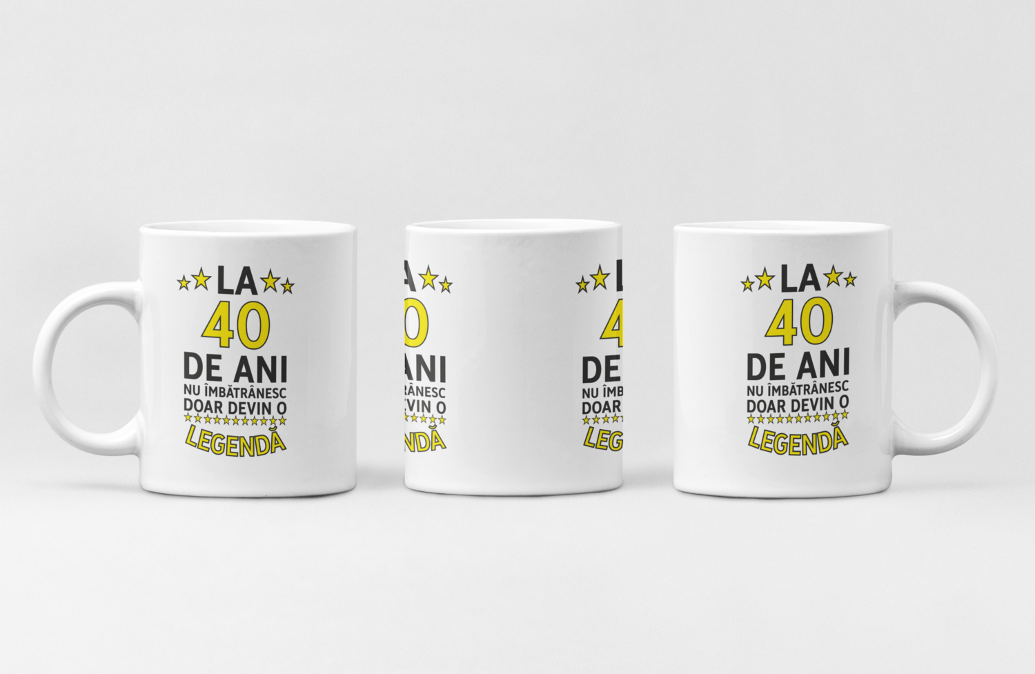 Cană cadou 40 de ani – Surpriză veselă și personalizată pentru o aniversare specială