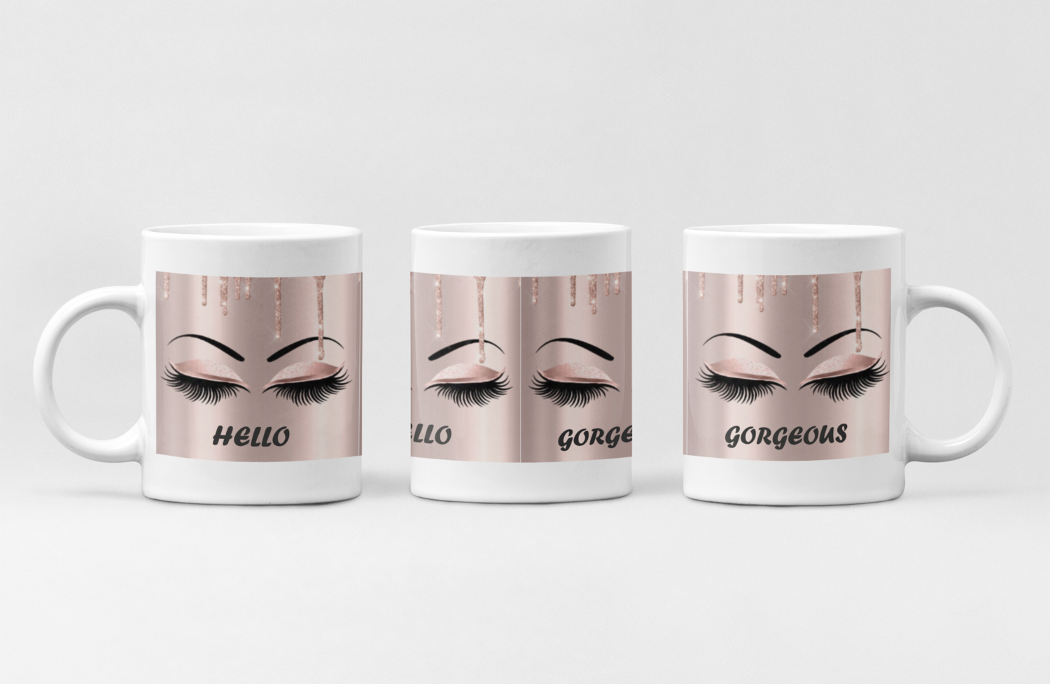 Cană „Hello Gorgeous” – Cadoul chic care spune totul dintr-o privire