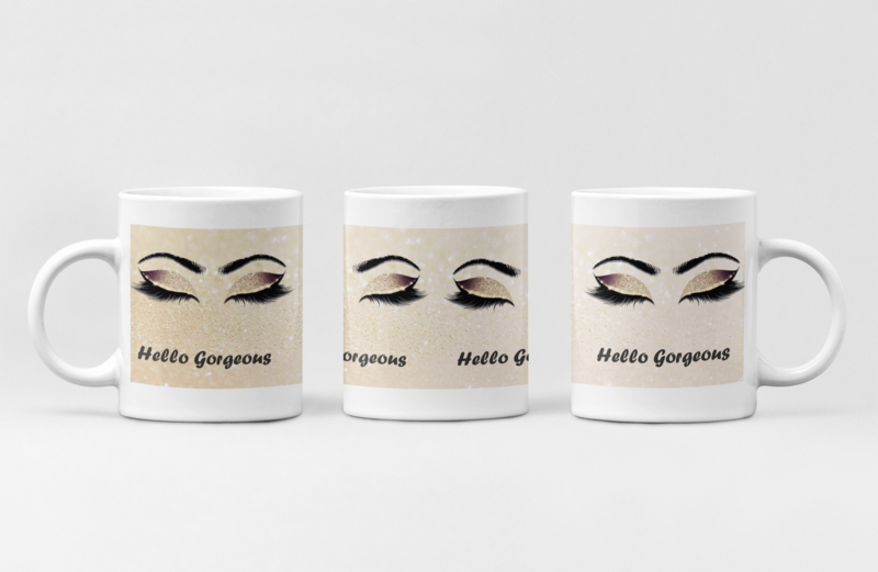 Cană „Hello Gorgeous” – Cadoul chic care spune totul dintr-o privire