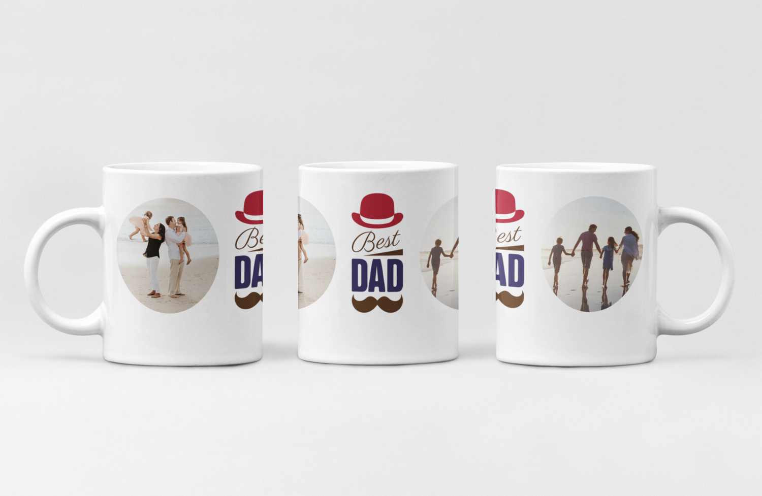 Cana personalizata Best Dad plus 2 poze