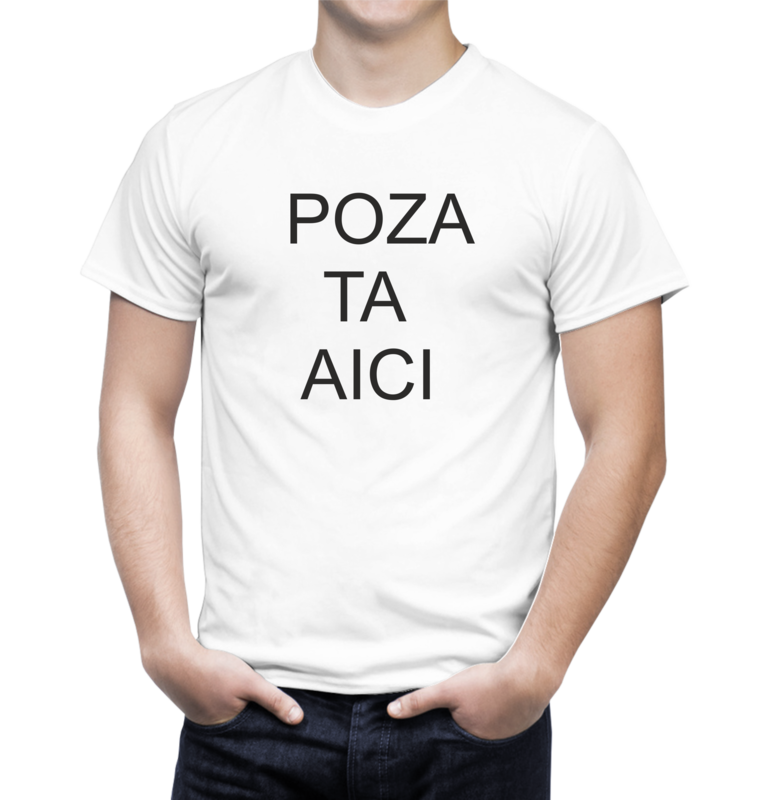 Tricou personalizat bărbat – cu imaginea ta preferată – bumbac 100%, stil unic
