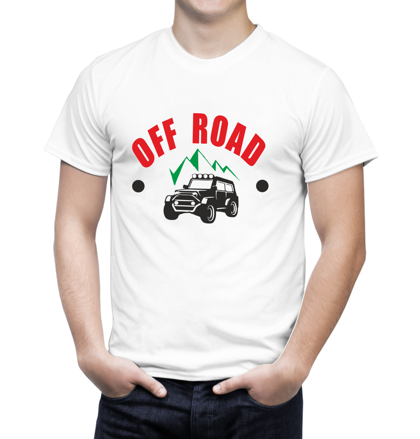 Tricou bărbat „OFF ROAD” – bumbac 100%, pentru aventurieri adevărați