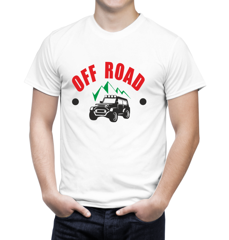 Tricou bărbat „OFF ROAD” – bumbac 100%, pentru aventurieri adevărați