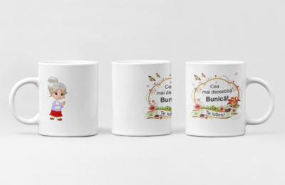 Cana „Cea mai deosebită Bunică” – Cadou din inimă pentru o bunică de neînlocuit