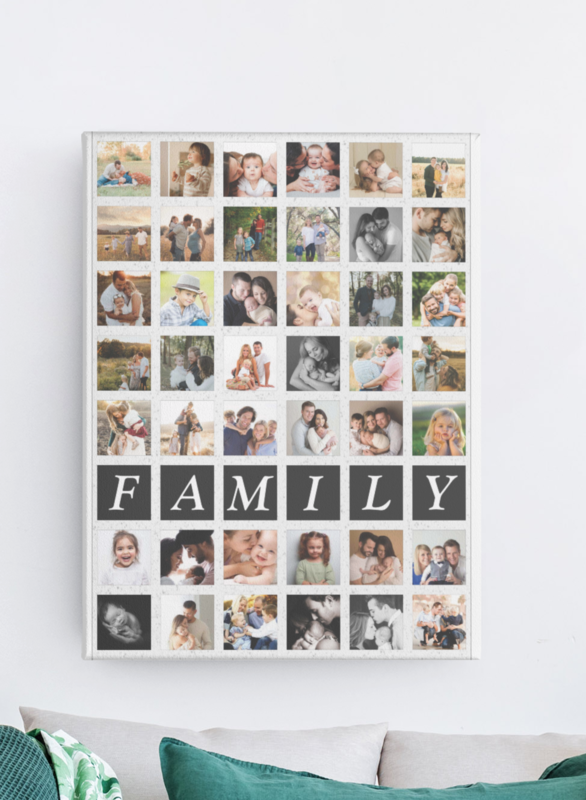 Tablou Canvas Personalizat cu 42 poze Family