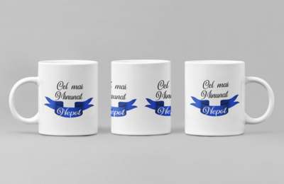 Cana „Cel mai minunat nepot” – Cadou cu iubire pentru un băiat special