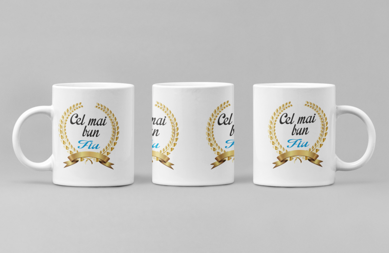 Cană „Cel mai bun fiu” – Cadou din inimă pentru băiatul tău deosebit