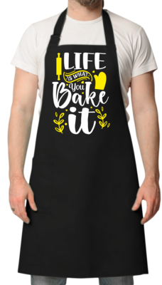 Șorț de bucatarie - Life is what you Bake it