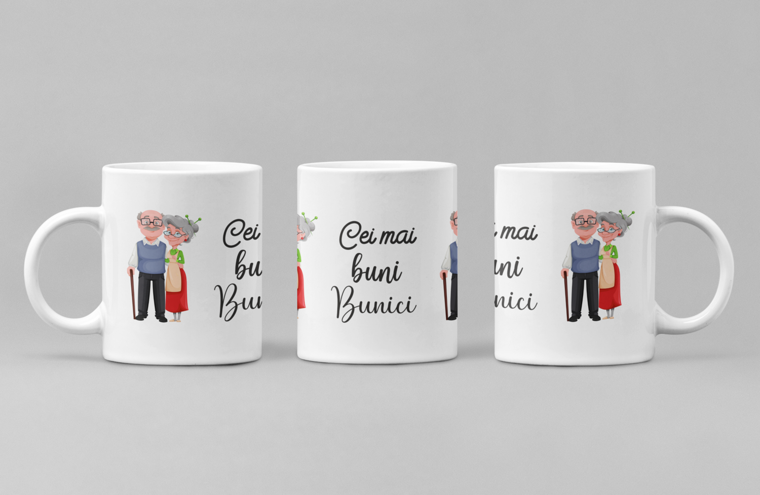 Cană „Cei mai buni bunici” – Cadou cu dragoste pentru cei mai dragi oameni din familie