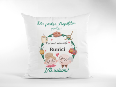 Pernă „Cei mai minunați bunici”