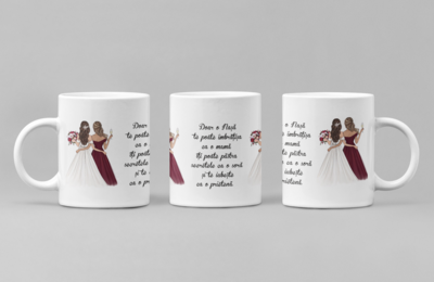Cana cu mesaj pentru Nașa – Cadou special din suflet pentru cea mai dragă nașă