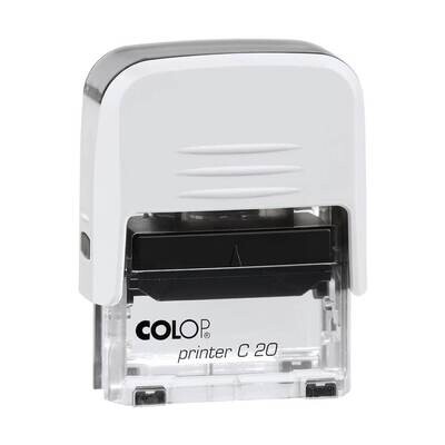 Stampila COLOP Printer C20 cu tusiera neagra pentru textile