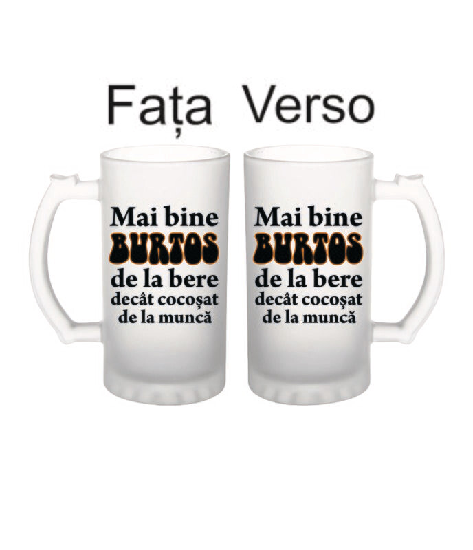 Halba de bere - Mai bine burtos de la bere