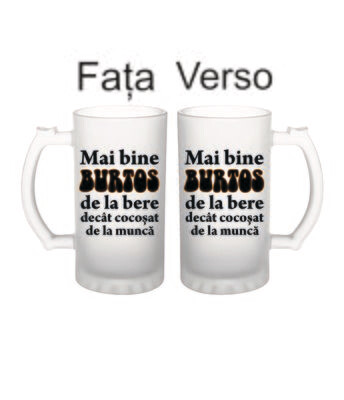 Halba de bere - Mai bine burtos de la bere